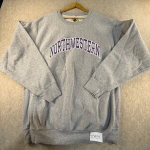 Steve & Barrys Northwestern University Sweatshirt Mens XL Gray Crewneck College
